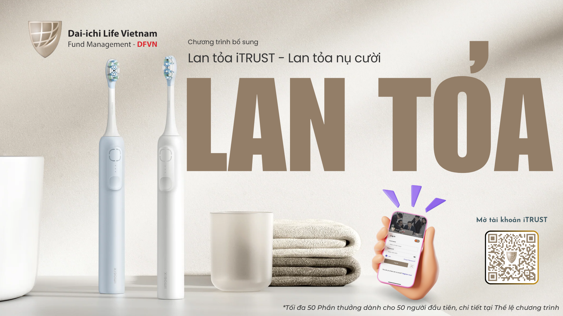 Thể lệ Chương trình “LAN TỎA iTRUST – LAN TỎA NỤ CƯỜI"
